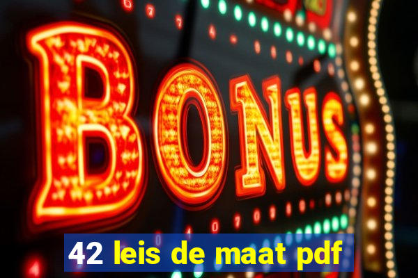 42 leis de maat pdf